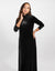 Black Velour Maxi Dress