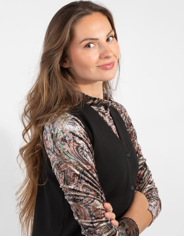 Maxi Jumper With V-Neckline