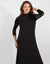 Maxi Jumper With Rounded Collar