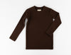 Brown Knit Top