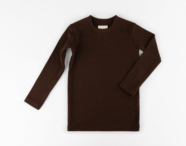 Brown Knit Top