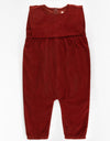 Sienna Baby Romper Rust