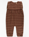Tartan Plaid Baby Romper Russet