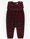 Tartan Plaid Baby Romper Red