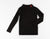 Black Rib Embroidered Turtle Neck