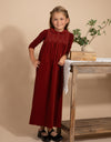 Sienna Smocked Maxi Rust