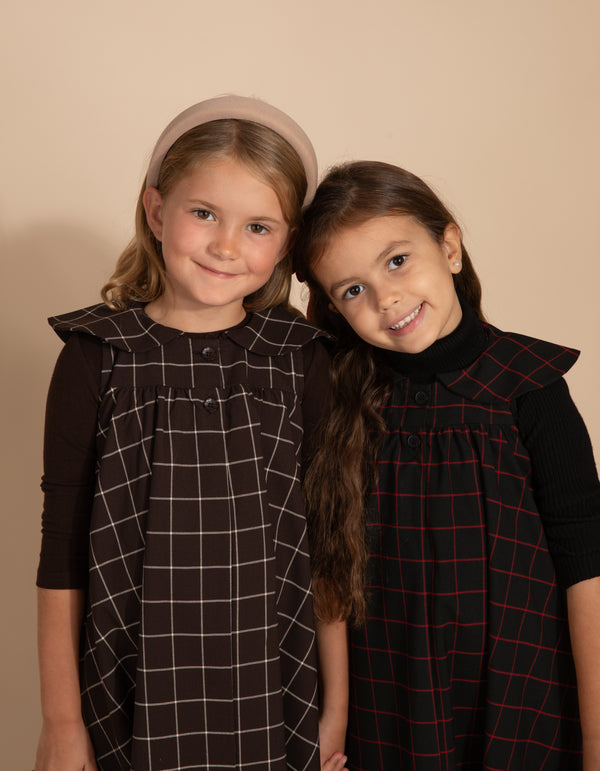 RaeLynn Windowpane Maxi Brown