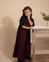 Tartan Plaid Maxi Red