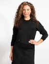 Black Pullover With Soft Fabric, Kangaroo Pocket