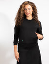 Black Pullover With Soft Fabric, Kangaroo Pocket