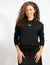 Black Long-Sleeve Top With Embroidered VB Logo