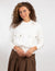 Ivory Long-Sleeve Top With Double Pocket