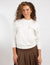 Ivory Long-Sleeve Top With Four Pockets