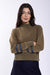 Olive Stripe Detail Sweatshirt