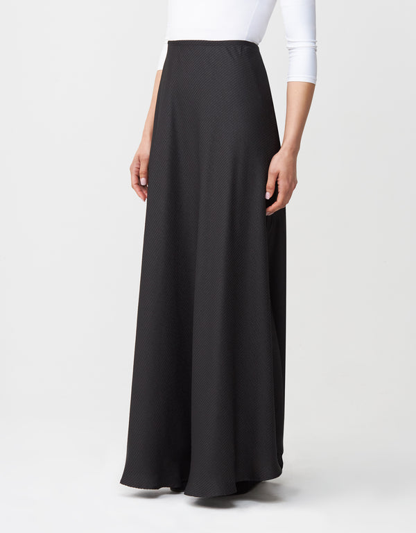 Satin Seersucker Maxi Dress Shabbos Robe Two Piece Set