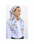 Butterfly World Classic Pre-Tied Headscarf with Velvet Grip