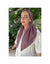 Shimmer Plum Classic Pre-Tied Headscarf with Velvet Grip