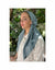 Shimmer Sky Blue Classic Pre-Tied Headscarf with Velvet Grip