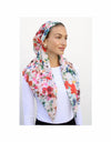 Splatter Paint Flower Classic Pre-Tied Headscarf with Velvet Grip