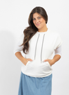 Von Bon Relaxed Top Ivory