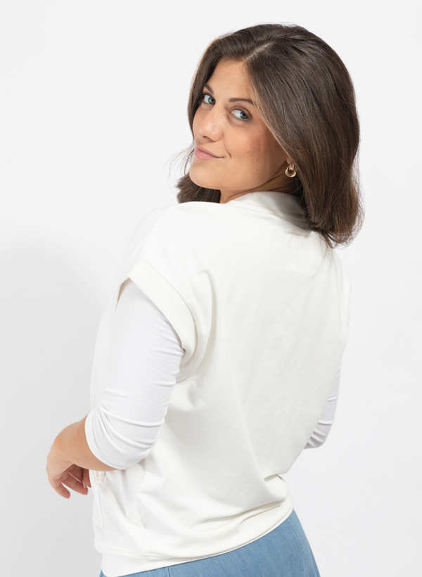 Von Bon Relaxed Top Ivory