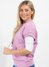 Von Bon Relaxed Top Smoky Grape