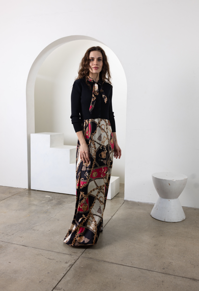 Royal Chain Jumper & Cardigan Set