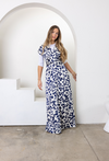Blue Blossom Maxi Dress