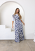 Blue Blossom Maxi Dress