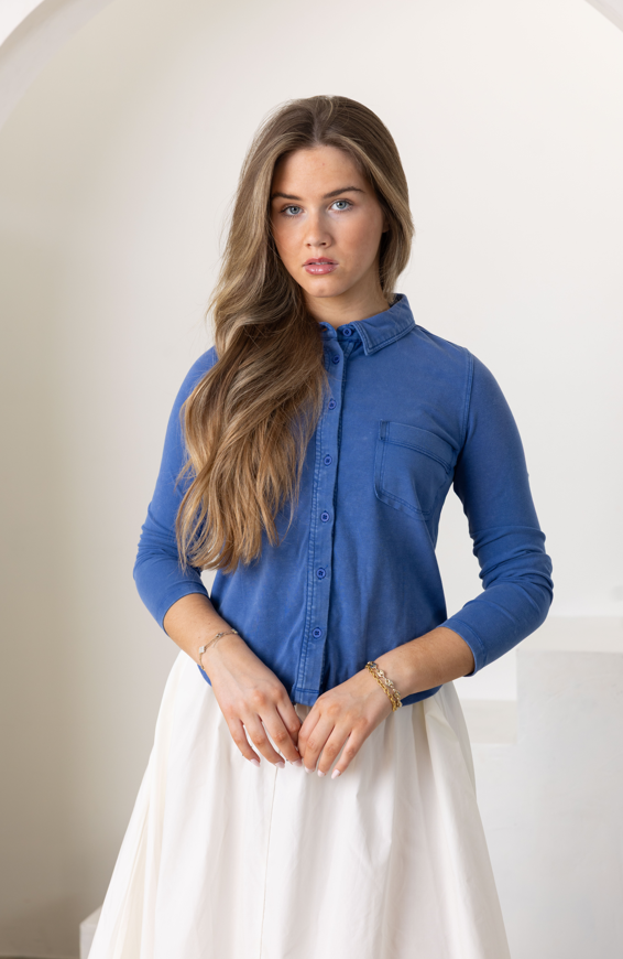 Royal Dye Button Shirt