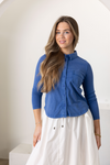 Royal Dye Button Shirt