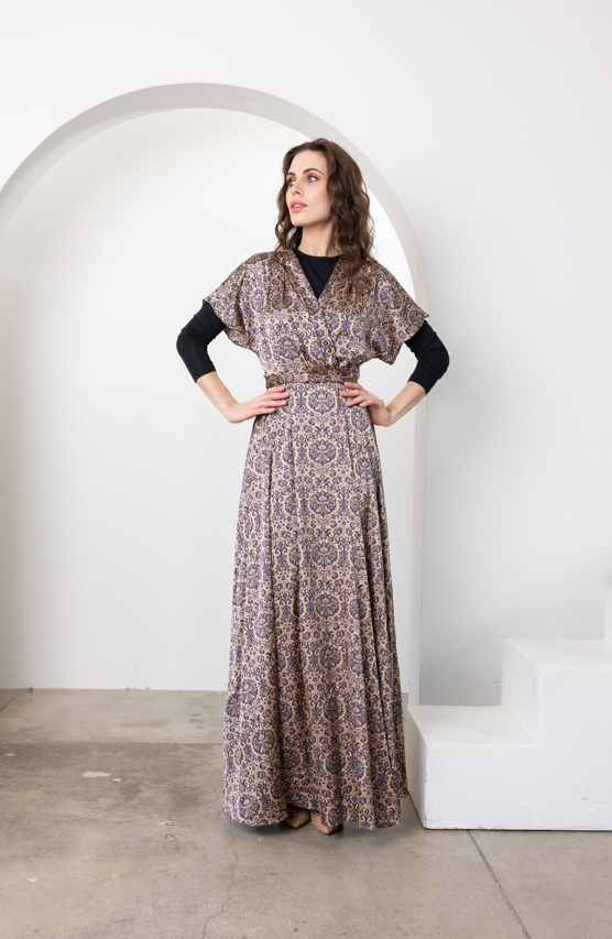 Golden Dune Maxi Dress