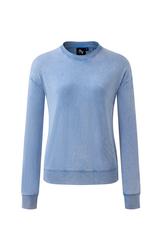 Washed Blue Comfort Top