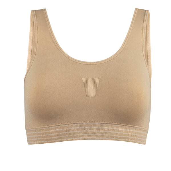 Seamless Sports Bra for Women Nude