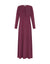 Crimson Pocket Button Down Nightgown Plum