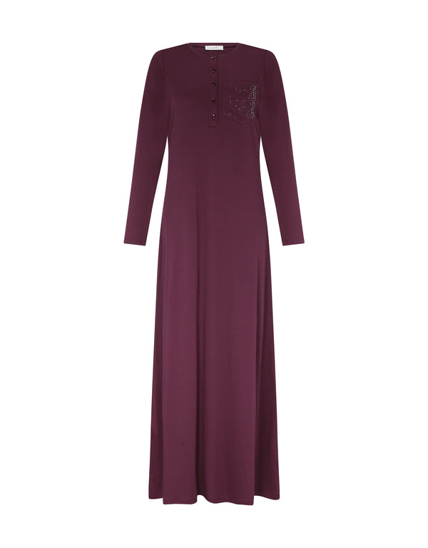 Button Front Nightgown