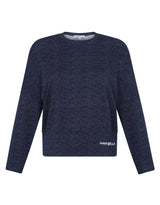 Navy Dot Top
