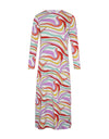 Pima Cotton Kaleidoscope Kids and Teen Nightgown Lounger Pink Multi