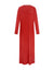 Pima Cotton Picot Trimmed Kids and Teen Nightgown Lounger Red White