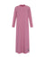 Pima Cotton Kids and Teen Nightgown Lounger with Stitched Seams Burgundy Pink