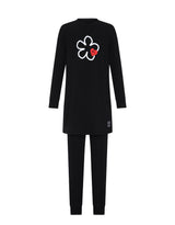 Pima Cotton Midnight Bloom Teen Pajama Set