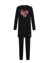 Kids and Teen Pima Cotton Bow Heart Tunic Set
