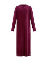 Deep Fuchsia Velvet Bow Nightgown