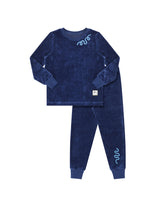 Royal Velvet Swirl 2-Piece Boys Pajama Set