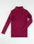 Kids Rib Knit Turtle Neck Sweater Berry Heather