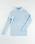 Kids Rib Knit Turtle Neck Sweater Light Blue