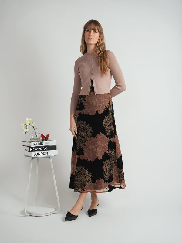 Coco de la Mour - Ribbed Knit Cardigan