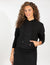Black Pullover Hoodie With Soft Fabric, Kangaroo Pocket