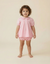 Toddler Girl Pintucked Linen Playwear Set Pink