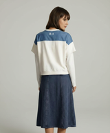 Zip-Up Top Ivory